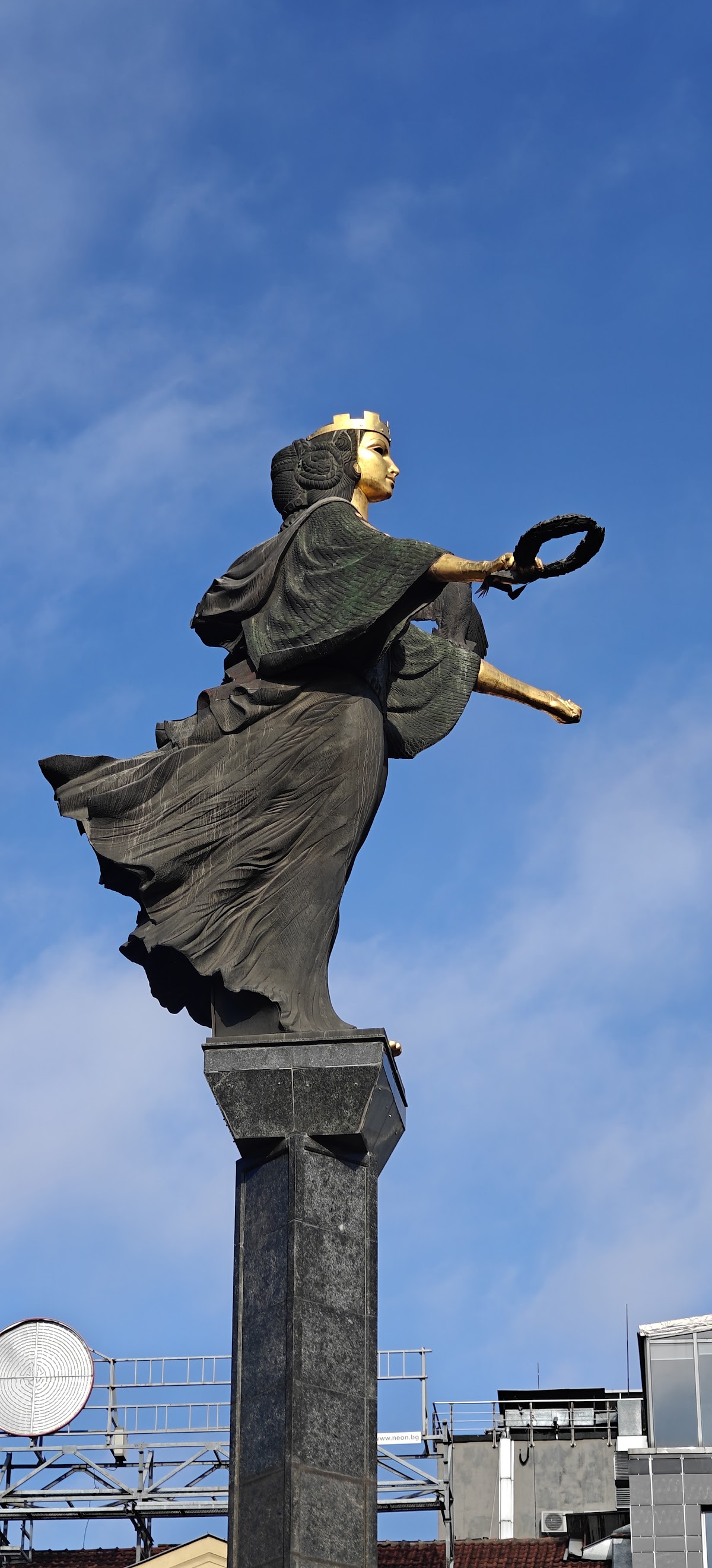 The Monument of Saint Sofia - Patron of City